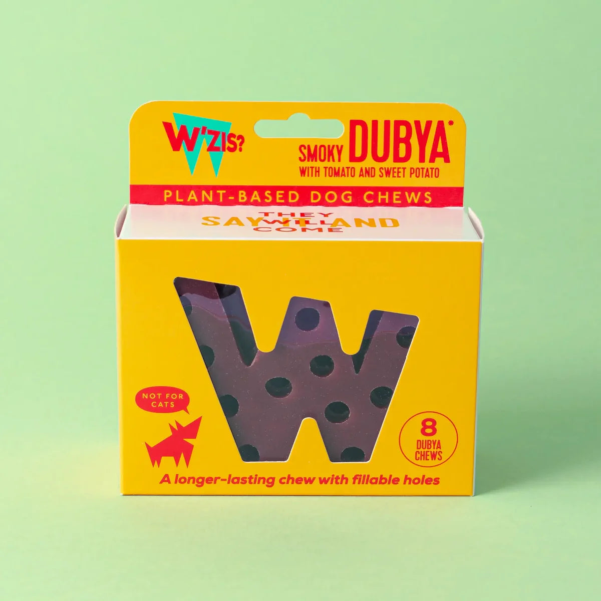 W'zis Plant Based Dog Chew - Smoky Dubya