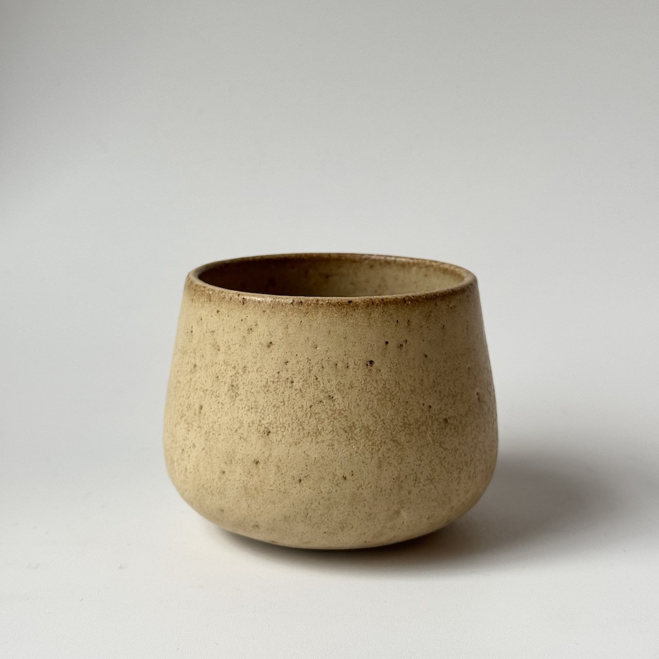 Latte Cup in Hay Glaze by Blanc Ceramics