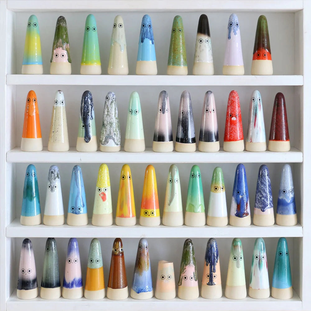 Studio Arhoj Ghosts in Green-Yellow Glazes | 5 Styles - Lifestory