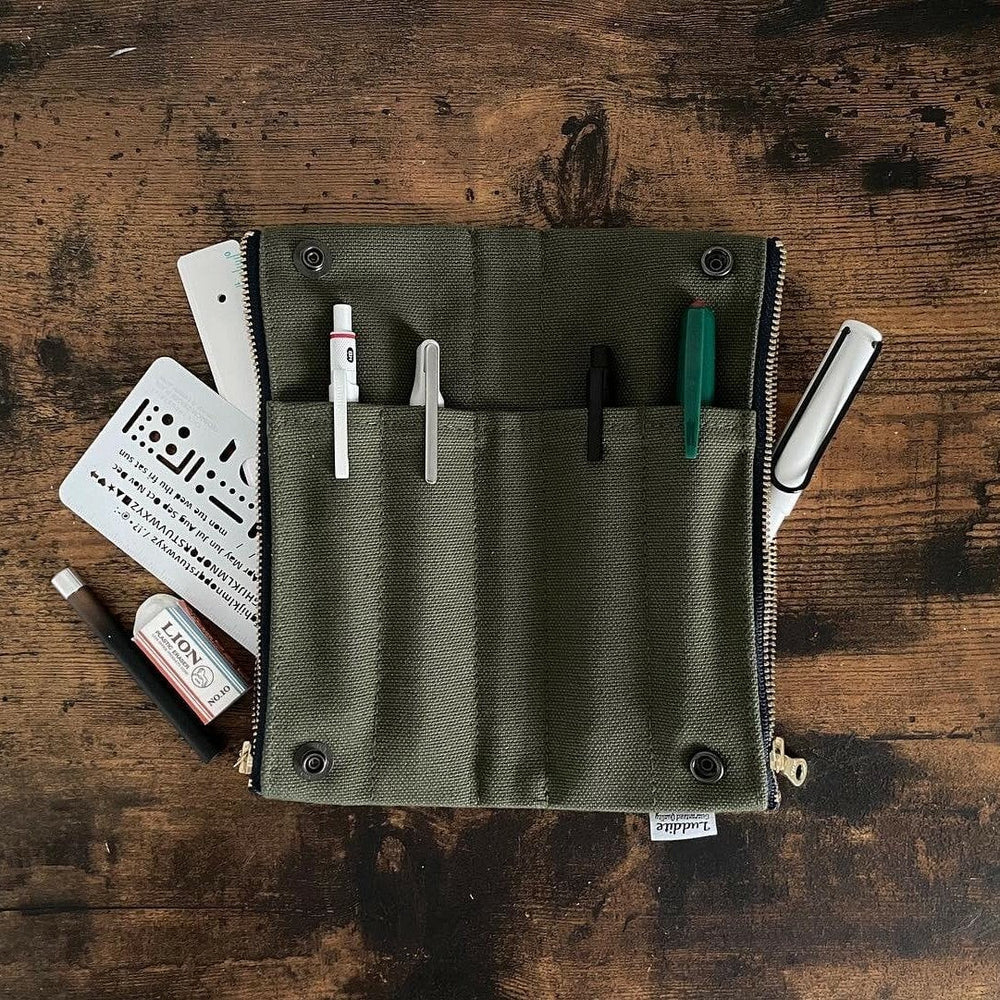 No 8 Bendy Canvas Pencil Case