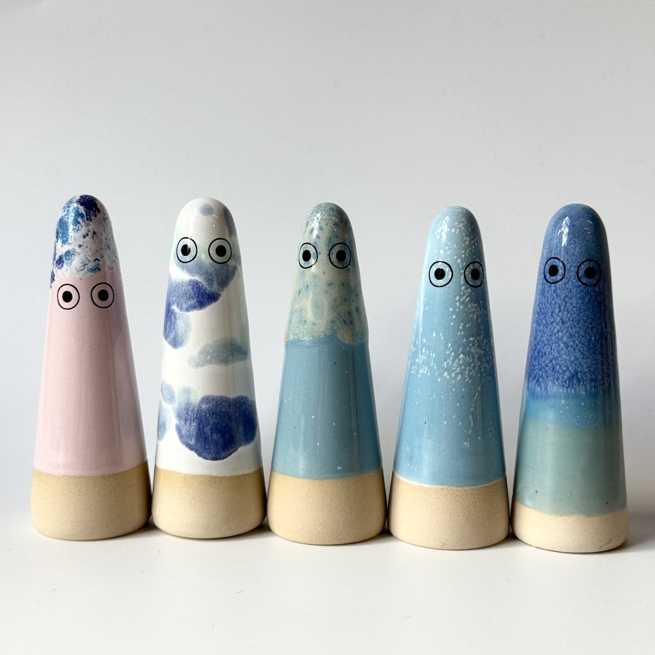 Studio Arhoj Ghosts in Blue Glazes - 5 To Choose From