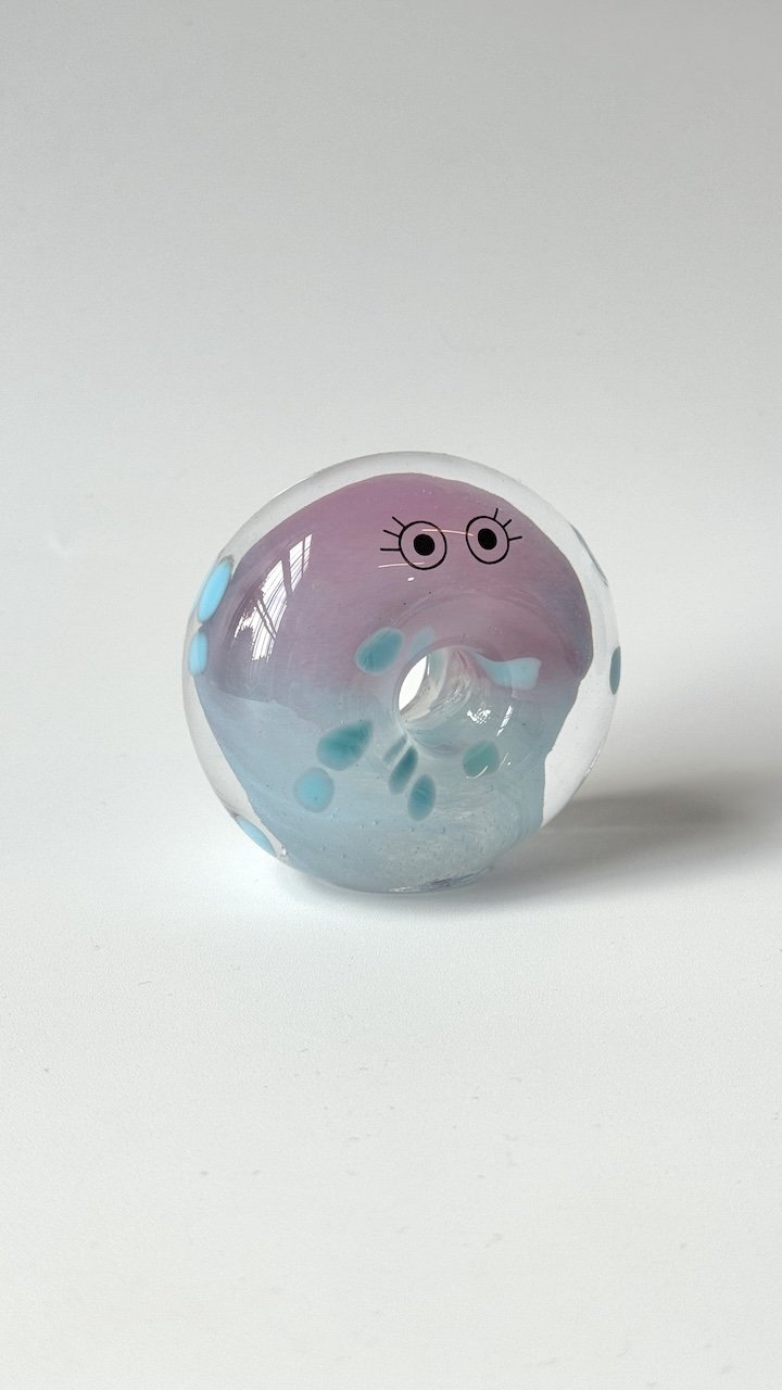 Crystal Blob | Daisy | Donut | handblown by Studio Arhoj