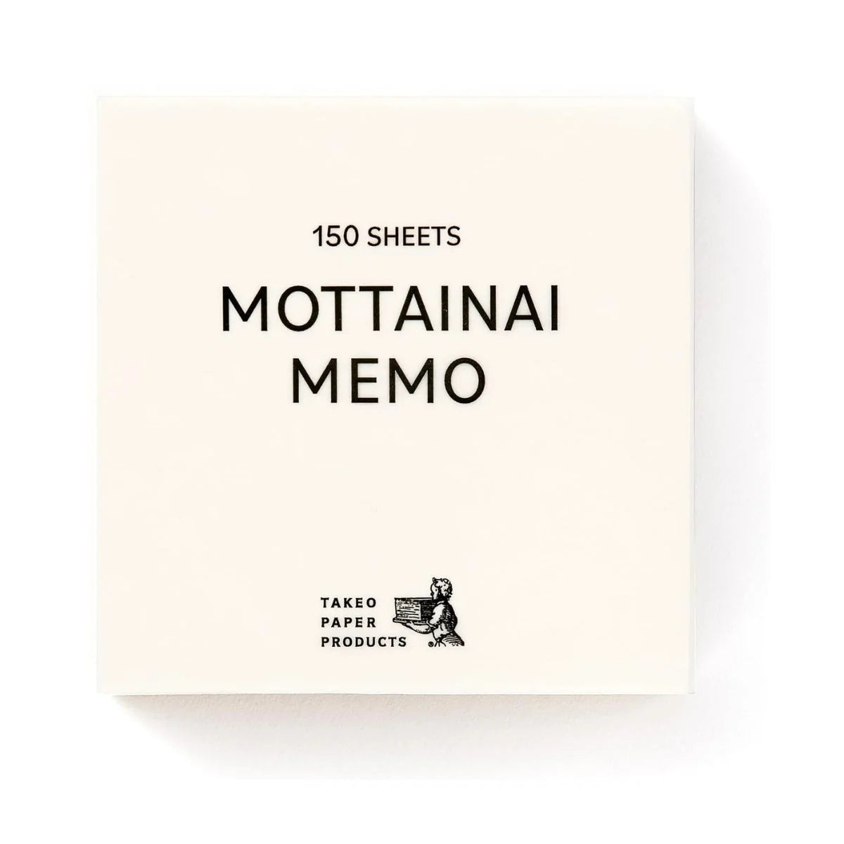 Takeo MOTTAINAI Memo Block 90 x 90mm