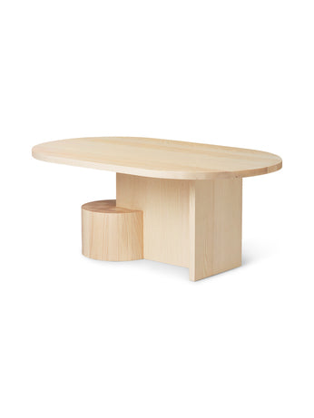 Insert Coffee Table in Black Ash or Natural Ash - Lifestory - ferm LIVING