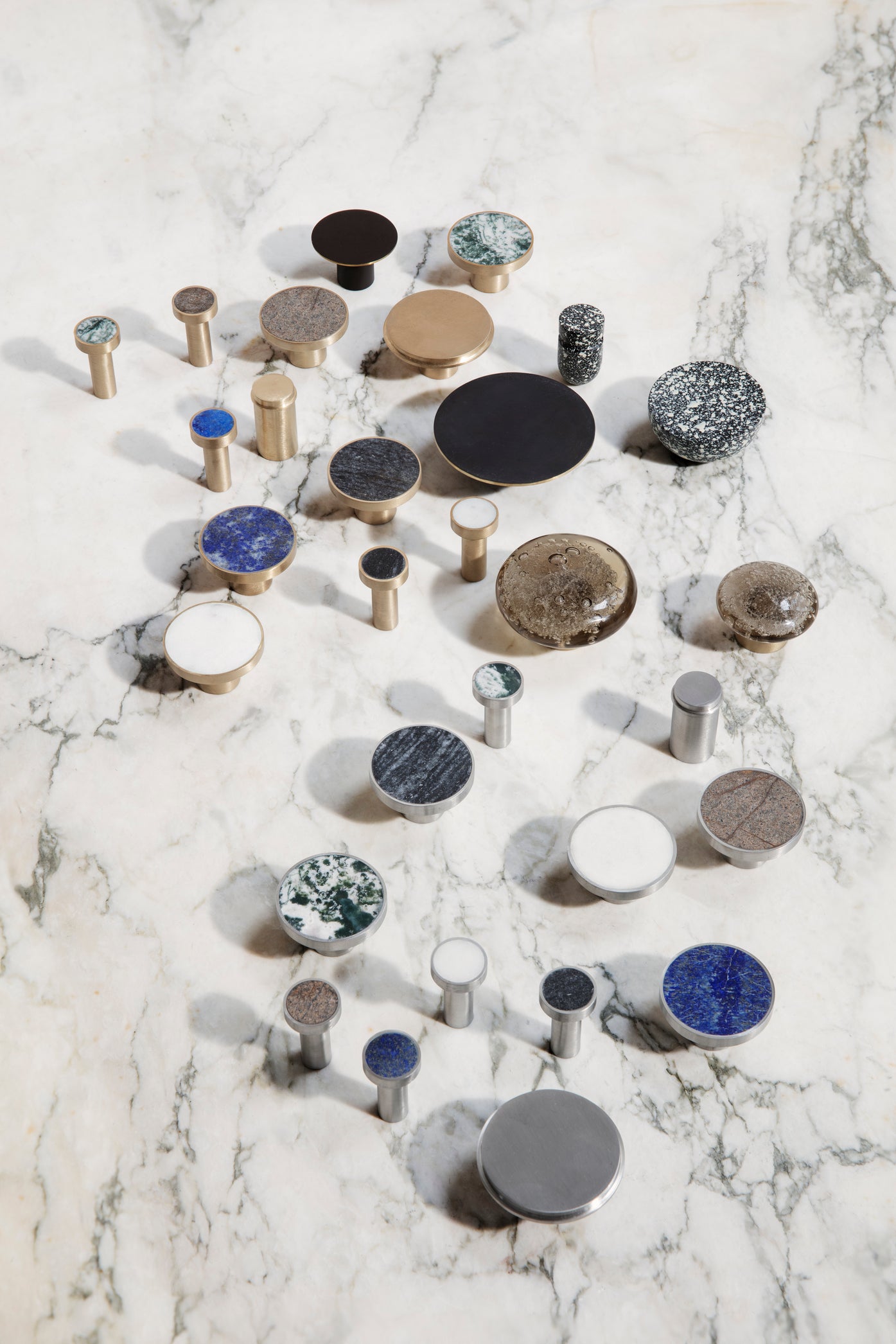 Hook | Stainless Steel Black Marble Stone | Small - Lifestory
