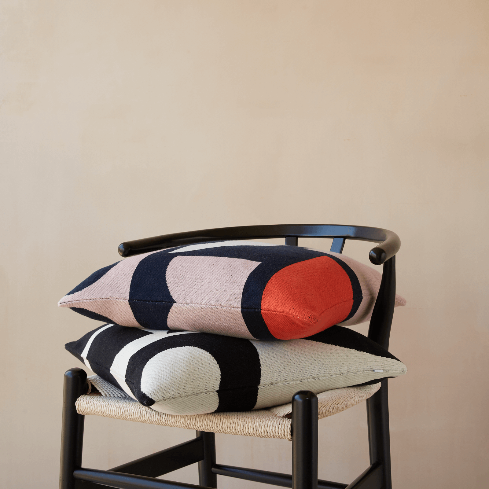 Bruten Cushion | Navy | Cotton & Duck Feather | by Sophie Home - Lifestory - Sophie Home