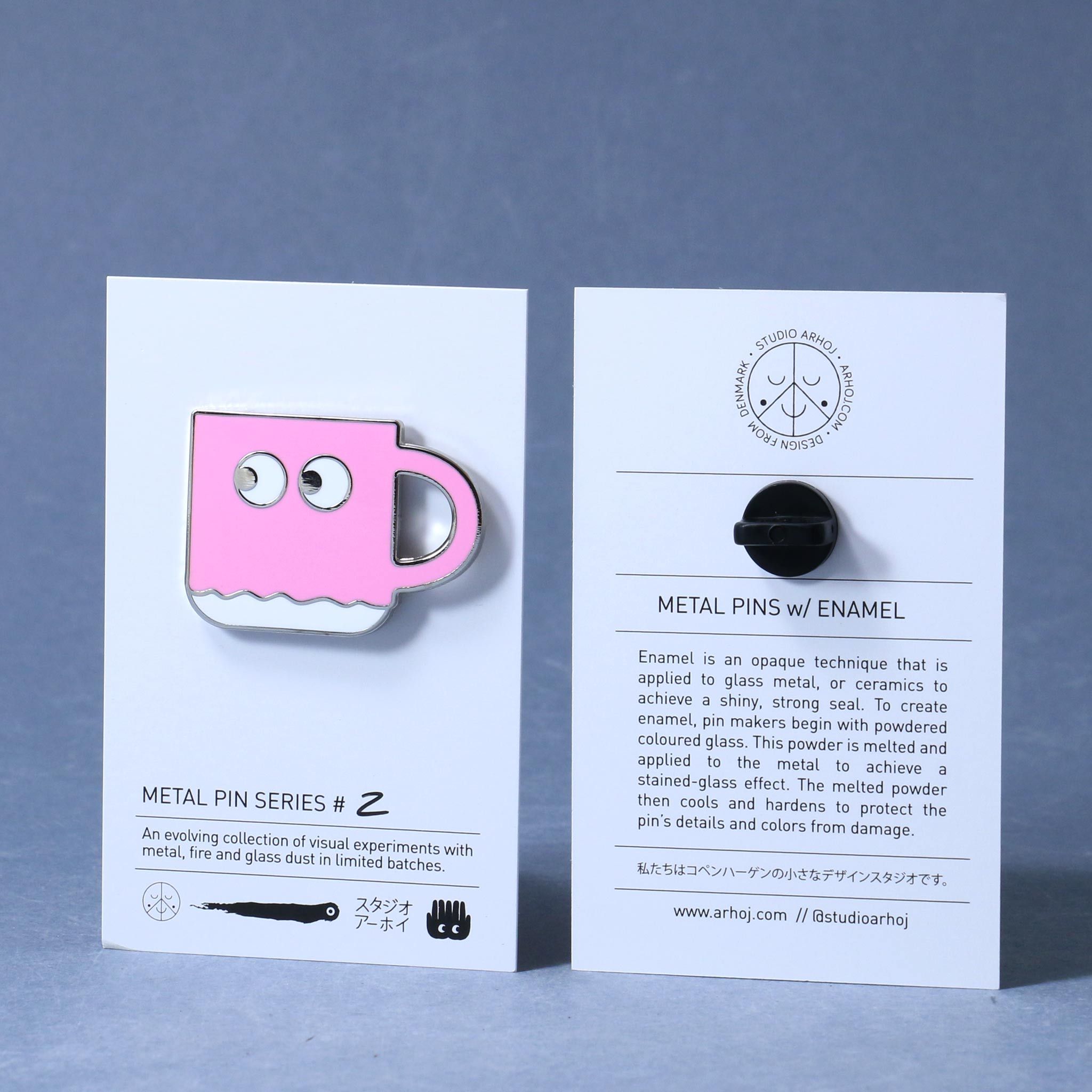 Ghost Metal Pin | Chug Mug Pin | Pyramid Pin |  Limited Edition, various - Studio Arhoj - Lifestory - Studio Arhoj
